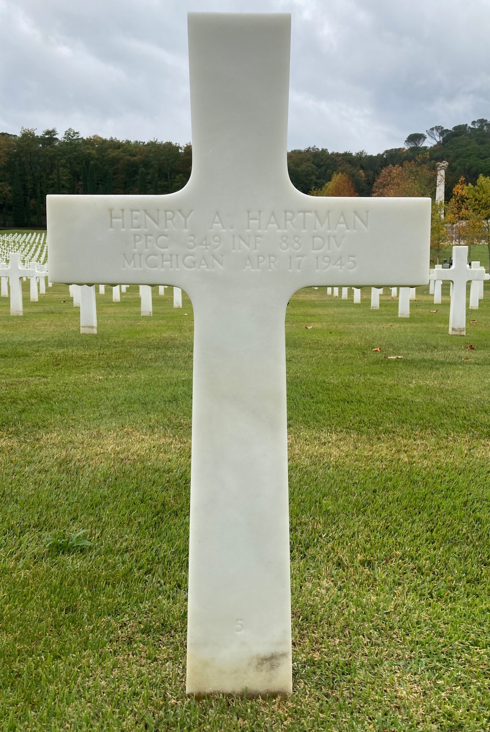 Hartman, Henry cemetery marker